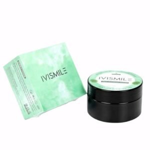 Pudra organica pentru albirea profesionala a dintilor, IVISMILE, Menta, 30 g