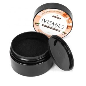Pudra organica pentru albirea profesionala a dintilor, IVISMILE, Cocos, 30 g